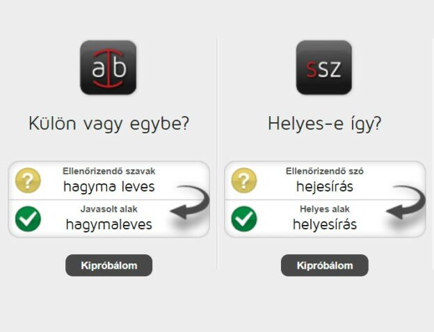 Kleine, ungarische Sprach-Tools